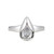 ELLE Jewelry Tulip Sterling Silver Cubic Zirconia Ring LR0253