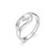 ELLE Jewelry Wink Sterling Silver Cubic Zirconia Ring LR0276