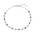 M by Monte Luna Lab-Created Blue Sapphire & Lab-Created Diamond Station Rhodium-Plated Sterling Silver Anklet BA0255W
