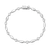 M by Monte Luna Marquise & Bezel-Set Lab-Created Diamond Line Rhodium-Plated Sterling Silver Bracelet BB0236W