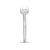 M by Monte Luna Mini Paperclip Lab-Created Diamond Rhodium-Plated Sterling Silver Ring
