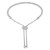 Charles Garnier Rhodium-Plated Sterling Silver Round Box Chain Bracelet - 9"