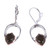 ELLE Rose-Gold & Rhodium-Plated Sterling Silver Polished Earrings - 10 × 7.5 × 3mm