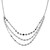 ELLE Rhodium-Plated Sterling Silver Polished Necklace - 2" + 2" extender