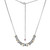 ELLE Gold & Rhodium-Plated Sterling Silver Rolo-Chain Oval Necklace - 2.6 × 1.7mm