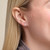 M by Monte Luna Rhodium-Plated Sterling Silver Lab-Created Diamond Star Pave Stud Earrings