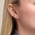 M by Monte Luna Gold-Plated Sterling Silver Lab-Created Diamond Round Pave Stud Earrings