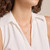 M by Monte Luna Gold-Plated Sterling Silver Paperclip & Lab-Created Diamond Accent Pendant Necklace
