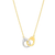 M by Monte Luna Gold-Plated Sterling Silver Lab-Created Diamond Arrested Statement Necklace