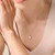 M by Monte Luna Gold-Plated Sterling Silver Lab-Created Diamond Lock Pendant Necklace