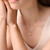 M by Monte Luna Gold-Plated Sterling Silver Lab-Created Diamond Whale Tail Pendant Necklace