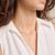M by Monte Luna Gold-Plated Sterling Silver Lab-Created Diamond Wishbone Pendant Necklace