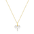 M by Monte Luna Gold-Plated Sterling Silver Lab-Created Diamond Aries Constellation Pendant Necklace
