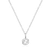 M by Monte Luna Rhodium-Plated Sterling Silver Lab-Created Diamond Cancer Constellation Pendant Necklace