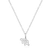 M by Monte Luna Rhodium-Plated Sterling Silver Lab-Created Diamond Virgo Constellation Pendant Necklace