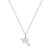 M by Monte Luna Rhodium-Plated Sterling Silver Lab-Created Diamond Scorpio Constellation Pendant Necklace