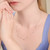 M by Monte Luna Rhodium-Plated Sterling Silver Lab-Created Diamond Hearts & Cultured Freshwater Pearl Station Necklace