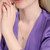 M by Monte Luna Rhodium & Gold-Plated Sterling Silver Angel Pendant Lab-Created Diamond Necklace