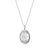 M by Monte Luna Rhodium-Plated Sterling Silver North Star Locket Lab-Created Diamond Pendant Necklace