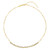 M by Monte Luna Gold-Plated Sterling Silver Lab-Created Diamond Abacus Bead Necklace