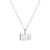 M by Monte Luna Rhodium-Plated Sterling Silver Pennsylvania State Lab-Created Diamond Pendant Necklace