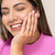 M by Monte Luna Rhodium-Plated Sterling Silver Lab-Created Diamond Pave Heart Signet Ring