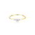 M by Monte Luna Gold-Plated Sterling Silver Scattered Lab-Created Diamond Stackable Ring