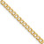 20 inch 14K Yellow Gold 2.85mm Semi-Solid Curb Chain Necklace