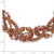 1928 Jewelry Copper-Tone Five Strand Multicolor Faceted Acrylic Beads Adjustable 16 Inch Twisted Necklace with 3 Inch Extension - View 2
