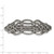 1928 Jewelry Silver-Tone Textured Ornate Hair Barrette - View 3