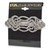 1928 Jewelry Silver-Tone Textured Ornate Hair Barrette - View 4