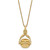 1928 Jewelry Gold-Tone Three Sided Spinning Floral Pattern Oval 13 mm Lockets 30 Inch Necklace Holds 6 Photos - View 2