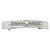 1928 Jewelry Silver-Tone Ornate Clear Crystal Hair Barrette