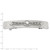 1928 Jewelry Silver-Tone Ornate Clear Crystal Hair Barrette - View 3