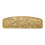 1928 Jewelry Gold-Tone Ornate Swirl and Floral Motif Hair Barrette