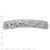 1928 Jewelry Silver-Tone Ornate Floral Motif Hair Barrette, 3.63 in Long, 19 mm Wide, Polished - View 3
