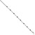 1928 Jewelry Silver-Tone Black Faceted Glass Bead Eyewear Holder 32 Inch Chain - View 2