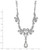 1928 Jewelry Silver-Tone Sparkling Clear Crystals from Swarovski Teardrop Adjustable 15 Inch Vintage Style Necklace with 3 Inch Extension - View 3