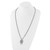 1928 Jewelry Silver-Tone Fancy Filigree Scroll 28 Inch Eye Glass or Badge Holder Necklace - View 3