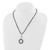 1928 Jewelry Silver-Tone Light and Dark Blue Crystal Double Circle Adjustable 16 Inch Satin Cord Necklace with 3 Inch Extension - View 3