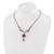 1928 Jewelry Rose-Tone Purple Faceted Glass Dangle Beads 16 Inch Necklace with 3 Inch Extension - View 4