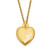 SOF Gold-Tone 18in Red and Clear Crystal Sacred Heart Cross Locket Necklace - View 6