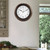 Walnut Finish Wood Quartz Wall Clock - View 3