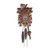 Carved Wooden Battery Operated Cuckoo Clock with 12 Melodies