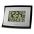 Digital Wall or Table Clock with Alarm, Temperature, Day, Month, and Date - View 2
