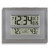 Silver-Tone Digital Atomic Clock