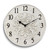 Blanc Fleur Ivory Finish 15 Inch Indoor/Outdoor Wall Clock