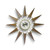 Nova Mid-Century Natural Wood 30.5 Inch Sunburst Wall Clock