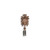 Carved Bird with Five Leaves Wooden One-Day Movement Cuckoo Clock