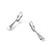 Rhodium-Plated 10K White Gold Hollow Polished/Textured Leverback Dangle Earrings, 34.5 mm - View 6